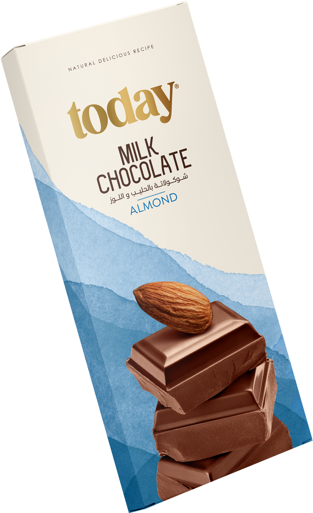 3D 160 gm Milk Chocolate almond