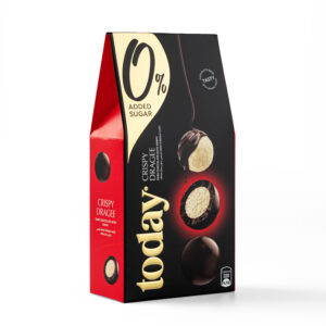 Crispy Dragee dark chocolate side