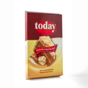 Dressing white chocolate Left