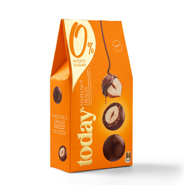 ZERO Dragee Milk Chocolate With Hazelnut No Added Sugar