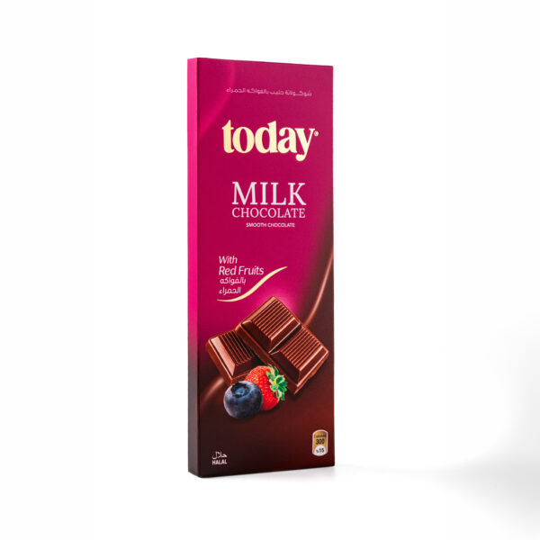 Milk Chocolate With Red Fruits Bar 55g