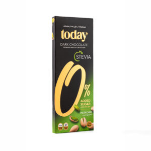 Stevia Dark Chocolate Pistachio Left
