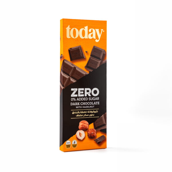 ZERO Dark Chocolate With Hazelnut No Added Sugar