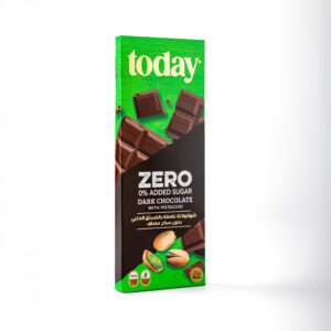 Zero Dark chocolate Pistachio one piece Left