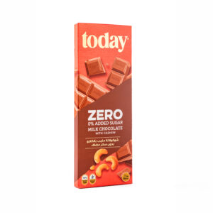 Zero Milk chocolate Cashew one piece Left